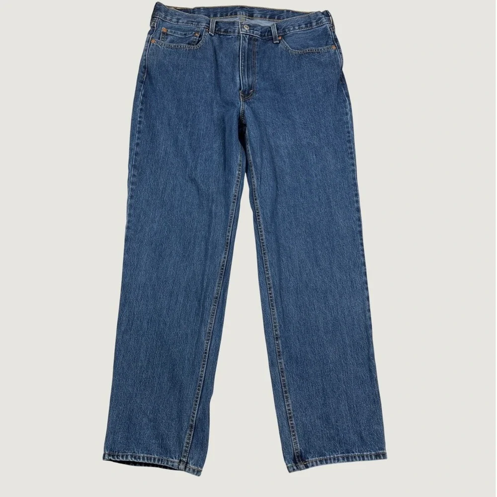 Levis 550 Relaxed Fit Jeans Mens 38x34 Blue Tapered Leg Denim 00550-4886 Classic